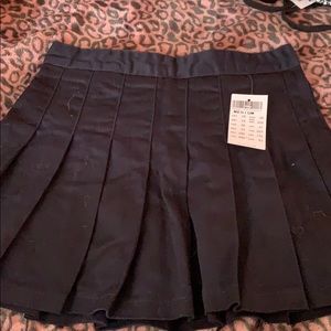 Black tennis skirt